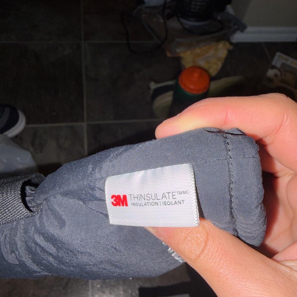 Handlandy Winter Gloves Thinsulate Insulated Leather Palm Snow Gloves